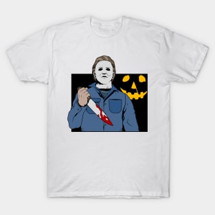 Michael Myers with Pumpkin T-Shirt